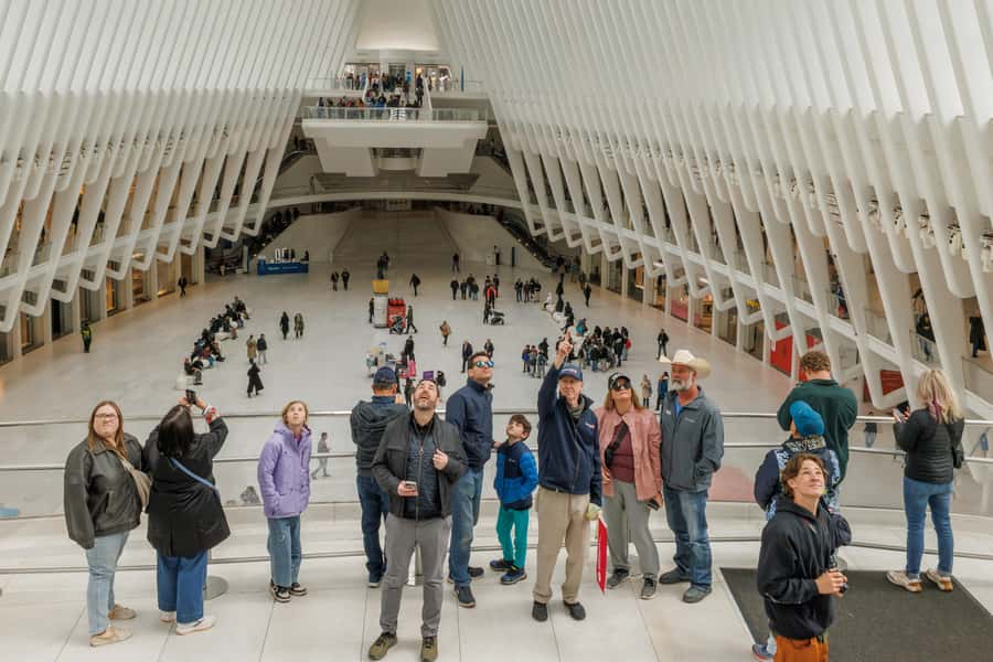 9/11 Memorial Tour + Museum and One World Observatory Option - Walking Through the Oculus: Rebuilding You Can See