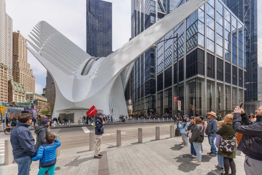 9/11 Memorial Tour + Museum and One World Observatory Option - The 9/11 Memorial Pools: Names, Footprints, and the Survivor Tree