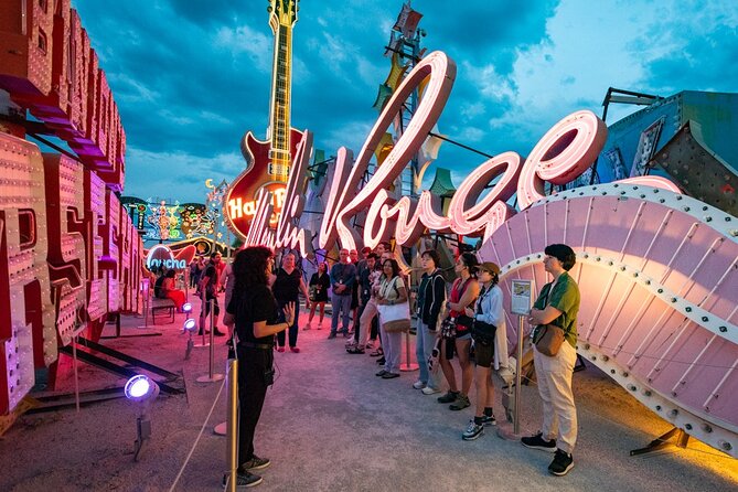 Admission to The Neon Museum in Las Vegas - Read the signs fast: plaques, QR audio, and how to pace your visit