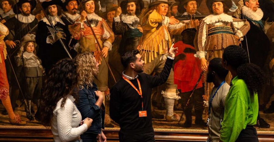 Amsterdam: Rijksmuseum Guided Tour incl Entrance Ticket - Where you start: Cobra Cafe at Museumplein