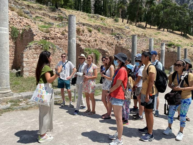 Athens: Delphi Oracle & Museum Tour with a Licensed Guide - Inside the Delphi Archaeological Site: How the Oracle Area Makes Sense