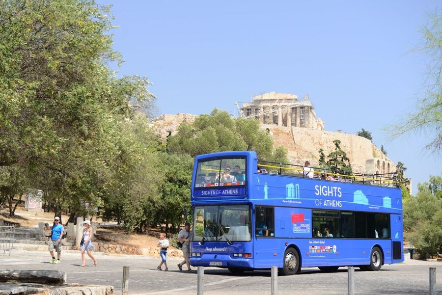 Athens: Hop-On Hop-Off Bus and Acropolis Museum Ticket - Athens by Bus: Plaka, Hadrian’s Gate, Syntagma Square, and Olympian Zeus