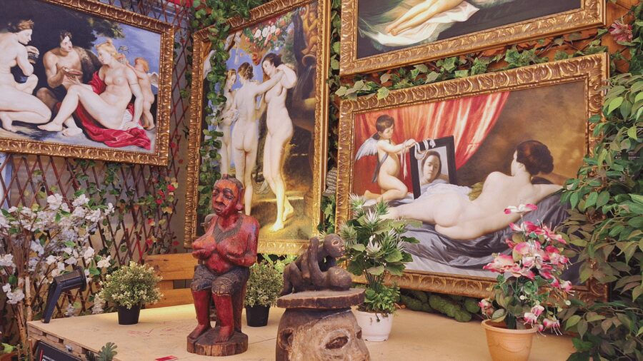 Barcelona Erotic Museum – Explore Art, History & Fun - The Entrance Drink, the Balcony Surprise, and the Erotic Garden Finale