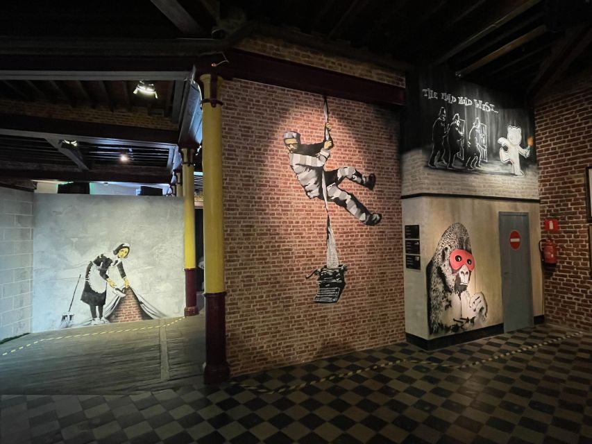 Brussels: The World of Banksy Museum Permanent Exhibition - Real-size murals and 130+ works you can actually look at
