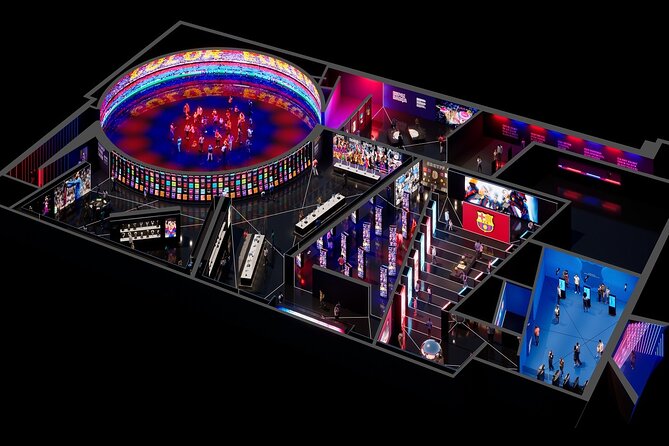 Camp Nou Immersive Tour F.C.Barcelona Museum: Open Date Ticket - Espai Barça and the Construction Viewpoint: Seeing the Future While You Visit