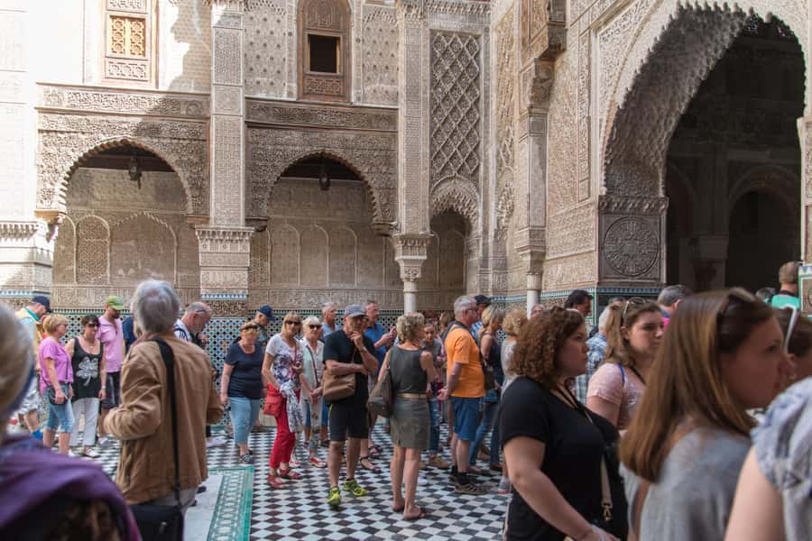 Fes: Attarine Madrasa, Museum, Tannery, Souk and Medina Tour - Al-Karaouine Mosque and University Area: The Long Shadow of 859