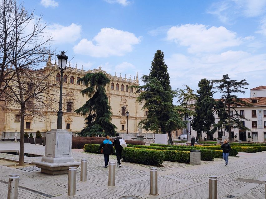 From Madrid: Alcalá de Henares & Cervantes Museum Day Trip - Plaza de Cervantes and the walk toward the cathedral