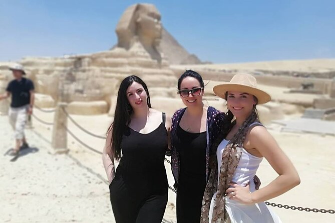 Giza Pyramids, Ride a Camel, Sphinx, Egyptian Museum& Bazaar, Lunch is included. - Giza Plateau: Cheops, Chephren, Mycerinus, Valley Temple, and the Sphinx