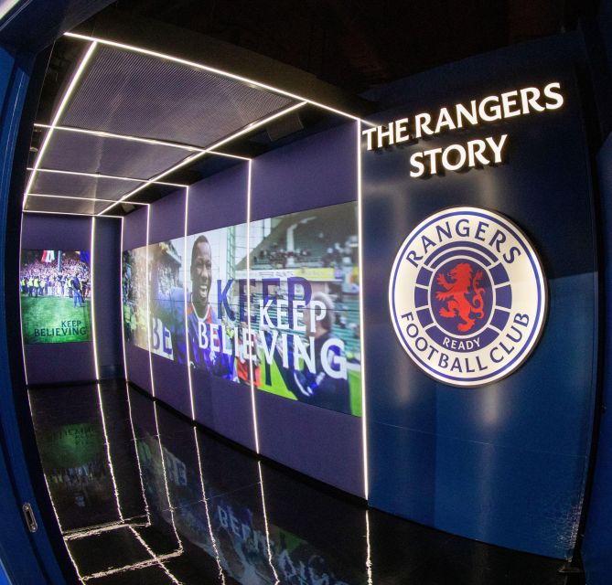 Glasgow: Rangers Football Club Museum - Interactive screens: build your Rangers dream team