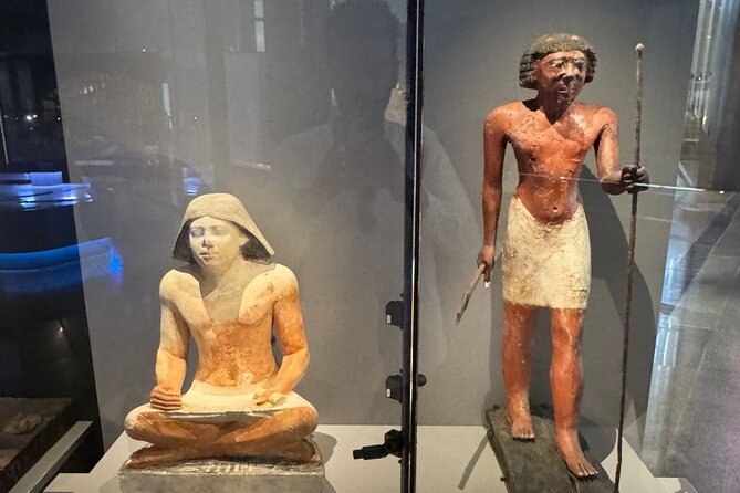Grand Egyptian Museum, Grand staircase, New Galleries, and lunch. - Stop 3: The newly opened 18-hall galleries with 8,000+ artifacts
