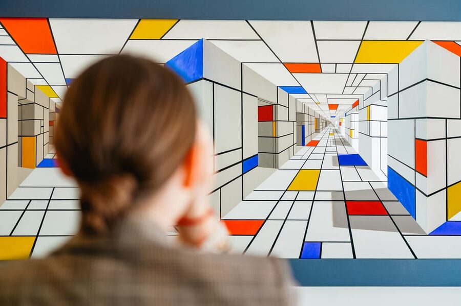 IAM Illusion Art Museum Entry Ticket - Patrick Hughes reverse perspective: the illusion that flips your viewpoint