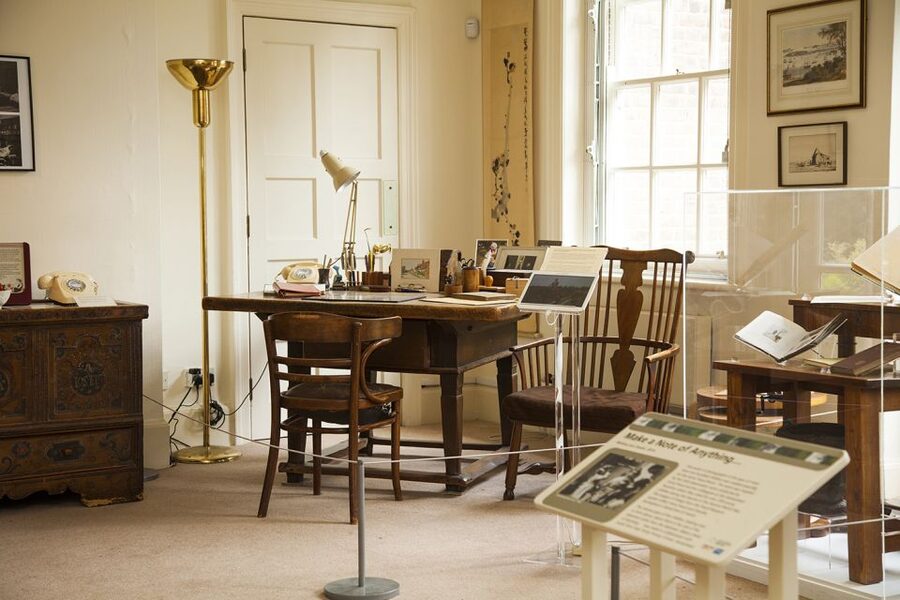 London: Freud Museum Entry Ticket - The Freud Study: Couch, Desk, and a Chair Built for His Posture