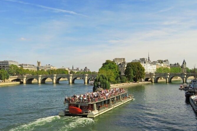Louvre Museum Ticket & Optional Seine River Cruise - Seine River Cruise From the Eiffel Tower (No Stress Boarding)