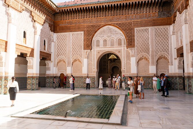 Marrakech: Palace, Museum, Madrasa & Medina Highlights Tour - Dar El Bacha Museum: An Elite Past in Wood, Textiles, and Ceramics
