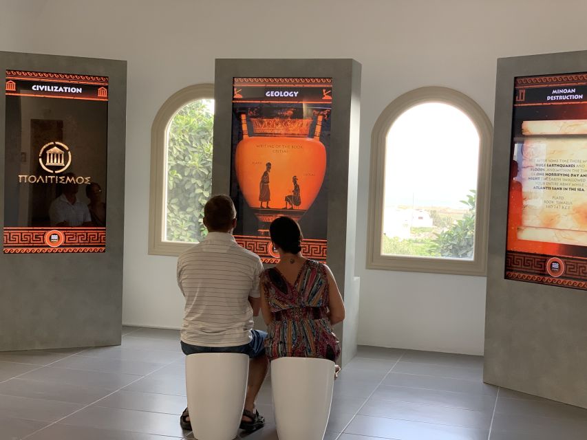 Megalochori: Lost Atlantis 9D Experience Museum Entry Ticket - Following Plato: holograms, interactive fresco, and the Atlantis origin theory