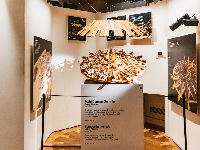 Milan: Leonardo3 The World of Leonardo Museum Entry Ticket - Working models and the audioguide rhythm you’ll want