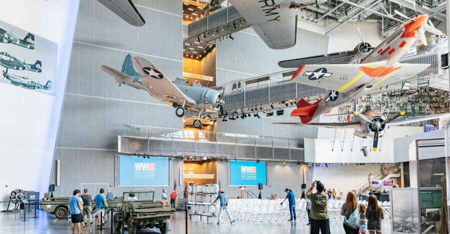 New Orleans: The National WWII Museum Ticket - Getting in smoothly at Andrew Higgins Blvd (and not losing time)