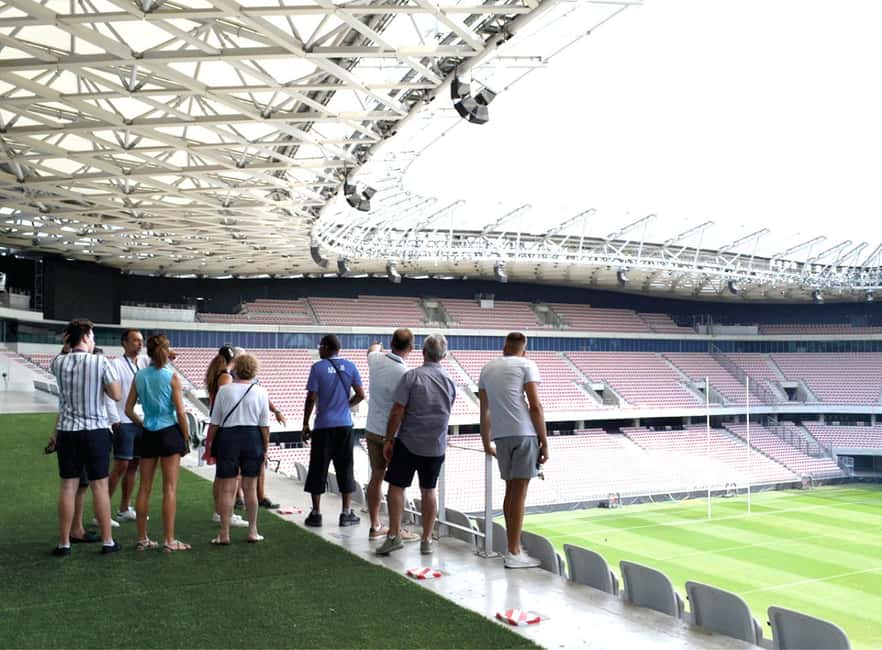 Nice: Allianz Stadium and National Sports Museum Tour - Matchday reality: dressing rooms, pitch-side, and the press room