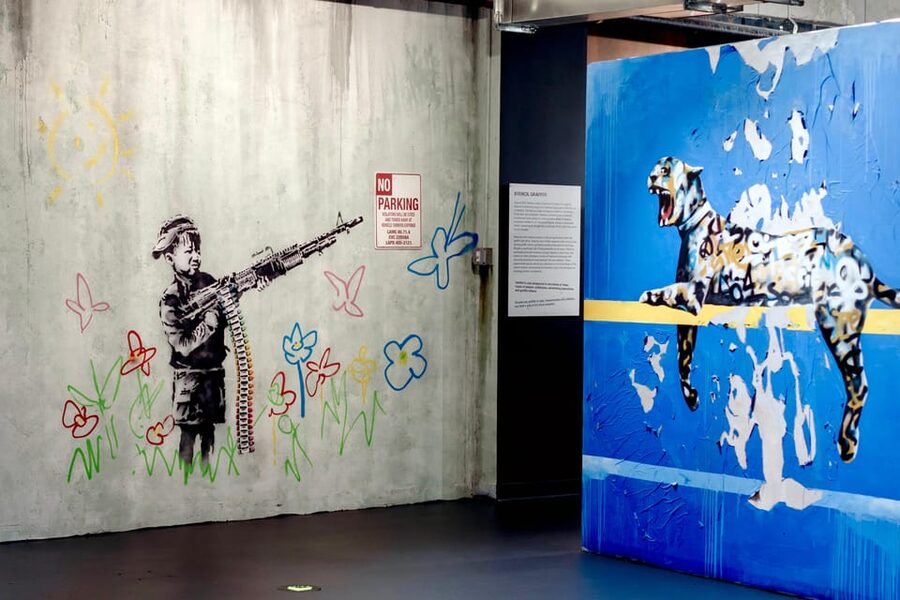 NYC: Entry Ticket To The Banksy Museum - Inside the Oltarsh Building: the 1927 Theatre Turns It into an Event
