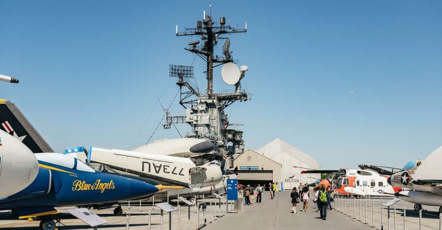 NYC: Intrepid Museum Entry Ticket - Flight Deck and the restored aircraft lineup