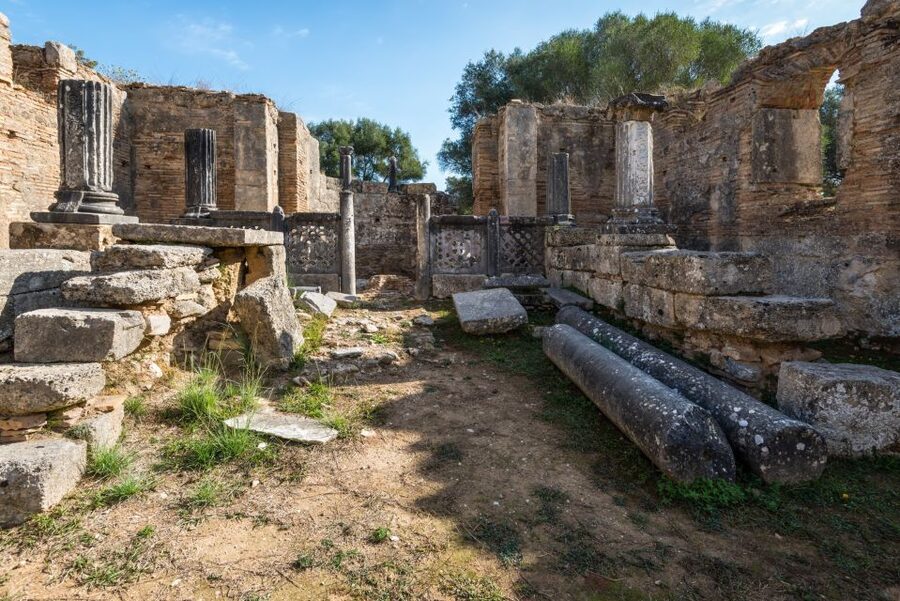 Olympia: Archaeological Site & Museum E-Ticket & Audio Guide - Where the Audio Tour Starts: Gymnasium to the Pheidias Workshop Loop