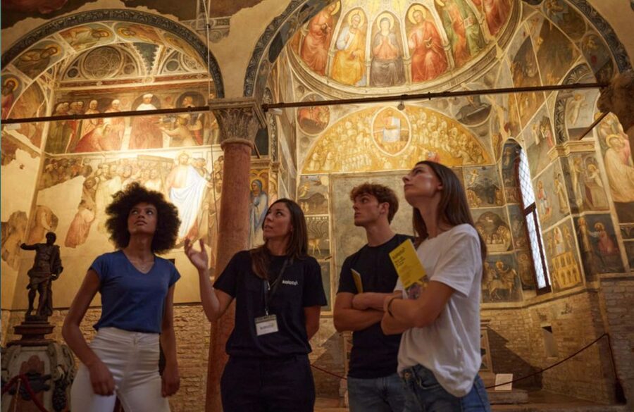 Padova: Baptistery of the Cathedral & Museum of the Diocese - The larger Piazza Duomo complex: Cathedral, palace, and continuity