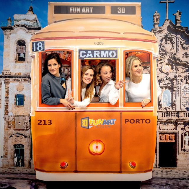 Porto: 3D Fun Art Museum Porto Entry Ticket - Weather-Proof Fun for Cooler or Rainy Days