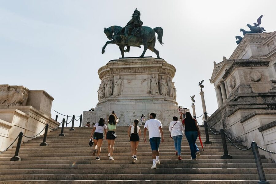 Rome: Altar of the Fatherland Elevator and Museum Tickets - Glass Elevator and the Hidden Rooftop Terrace Under the Chariot