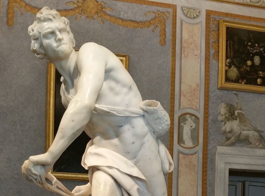 Rome: Galleria Borghese Museum Entry Ticket and Guided Tour - The Salone fresco by Mariano Rossi: perspective you can see working