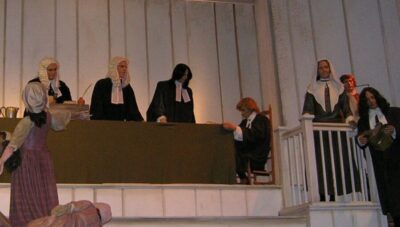 Salem Witch Museum Admission Ticket - The Darkened Auditorium: A 30-Minute Salem Witch Trials Presentation