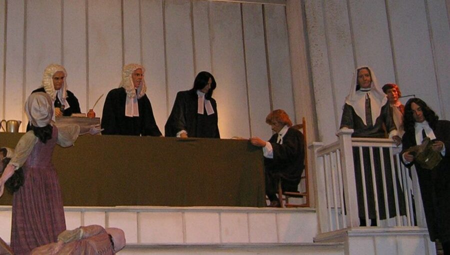 Salem Witch Museum Admission Ticket - The Darkened Auditorium: A 30-Minute Salem Witch Trials Presentation