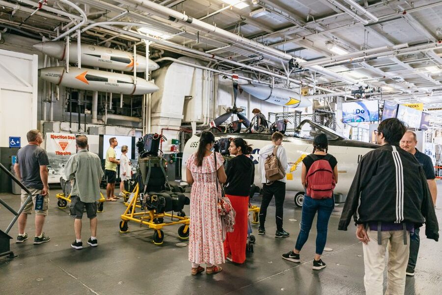 San Diego: USS Midway Museum Entry Ticket - Docents throughout: ask questions where the story happens