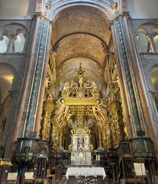 Santiago de Compostela Cathedral and Museum Guided Tour - Step into the naves: chapels, restored areas, and the main altar
