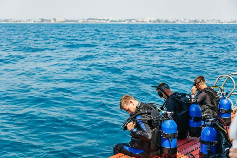 Side: Scuba Diving, Underwater Museum, 2 Dives incl. Lunch - From your hotel to the harbor: the first moving piece