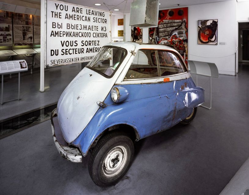 Skip-the-Line: Berlin Wall Museum at Checkpoint Charlie - The Escape Gallery: Hot-Air Balloon, Mini-Submarine, Cars, and Airplanes
