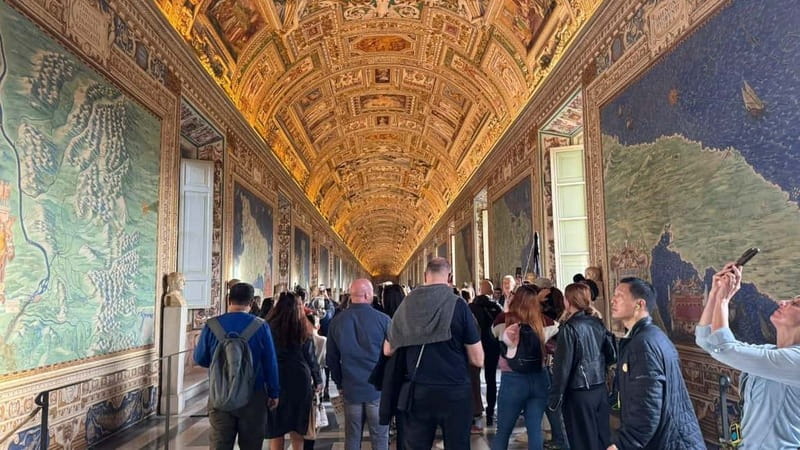 Skip-the-Line Ticket: Vatican Museums & Sistine Chapel - The Museum Route: Maps, Hanging Art, and Candelabra Rooms