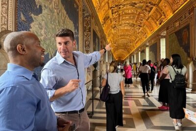 Skip-The-Line Vatican Museums, Sistine Chapel & Basilica Tour - Pinecone Courtyard and the Sphere within a Sphere warm-up