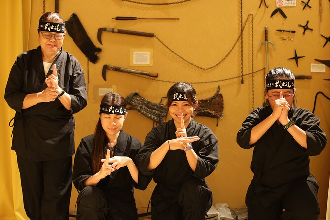 Skip the lines Basic Ticket at SAMURAI NINJA MUSEUM KYOTO - Guides and Group Flow: Naromi, Raito, Saku, Jasmine, and Nobu