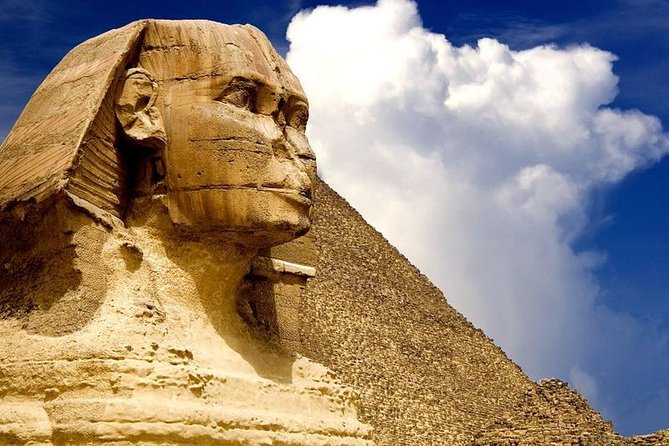 The Giza Pyramids & The museum of Egyptian civilization - Pyramids of Giza: Cheops, Chephren, and Mykerinus